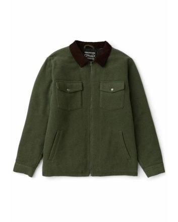 Chaqueta de lana y poliéster Vissla Buffalo Jacket Verde Vintage para hombre