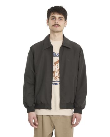 Hombre con cazadora ligera Volcom Likurtis Jacket Black Rinsed 