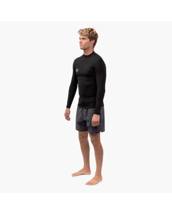 Hombre con Chaquetilla de Neopreno con cremallera posterior Vissla 7 Seas 1mm Negra