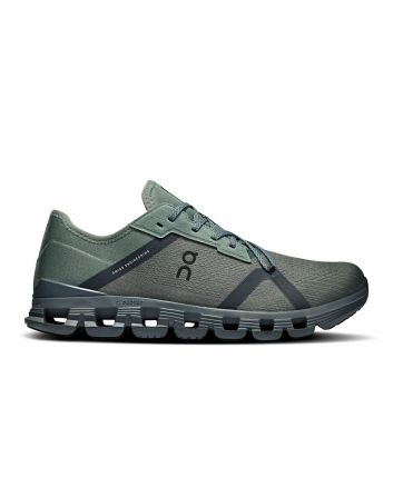 Zapatillas de deporte On Running Cloud X 4AD color verde oliva y gris piedra para hombre