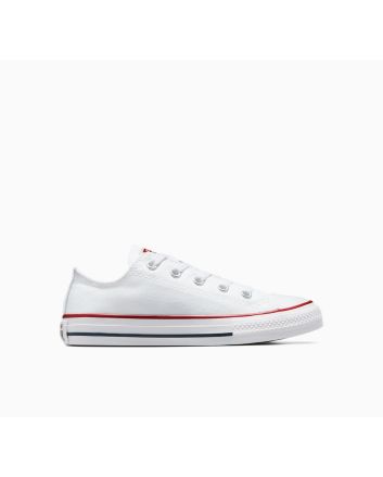 Zapatillas Converse Chuck Taylor All Star Classic Low Top blancas para niños de 4 a 8 años
