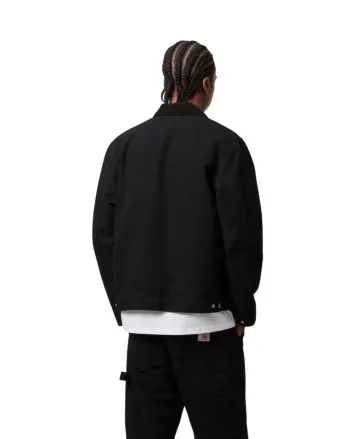 Hombre con cazadora ligera Carhartt WIP Detroit Jacket Summer Negra