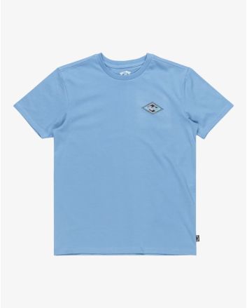 Camiseta de manga corta Billabong Youth Crayon Wave azul para niño 8-16 años