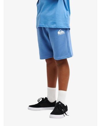 Niño con bermudas de felpa Quiksilver Youth Easy Day Jogger Short azul riviera