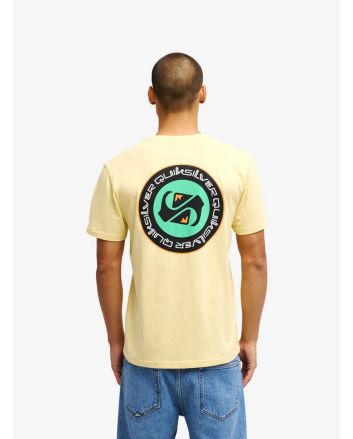 Hombre con Camiseta de manga corta Quiksilver EV Duality amarillo Straw