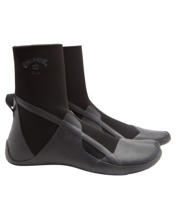 Botas de surf con punta dividida Billabong Absolute 5mm negras