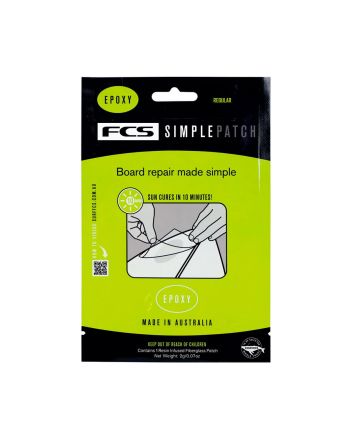 Parche reparador para tablas de surf epoxy FCS Simple Patch Repair Tamaño Regular