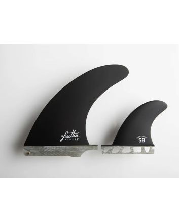 Quillas Feather Fins Single US + Side Bytes 2+1 Negras Futures