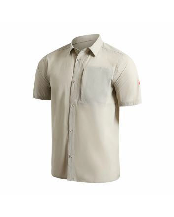 Florence Marine X camisa técnica Airtex Expedition beige Willow para hombre