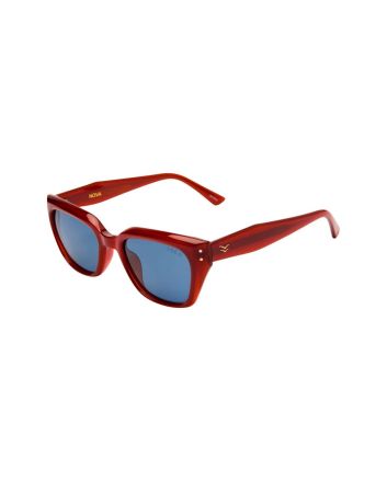 Gafas de sol I-SEA Nova Rojas con lentes polarizadas azules para mujer