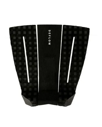 Grip para tabla de surf Deflow Erwin Bliss Tail Pad 3 piezas Negro