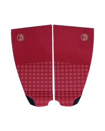 Grip para tabla de surf Deflow 2 Piece Traction Burgundy 