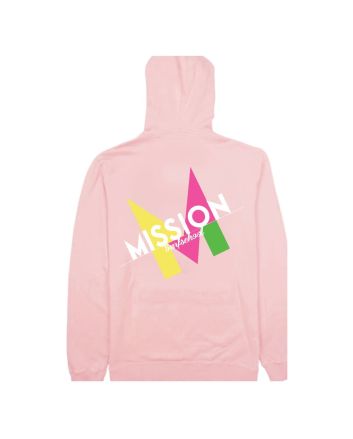 Sudadera con capucha Mission Surfschool en color rosa para chica 