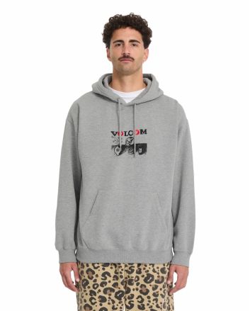 Hombre con sudadera de capucha Volcom Seth Conboy Gris