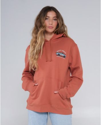 Mujer con sudadera oversize con capucha Salty Crew Baja Days Hoody Sierra