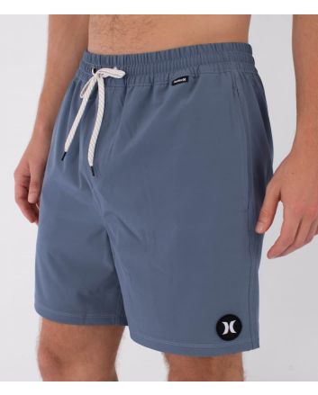 Hombre con Bañador Hurley Volley Flex Low Tide 17in Gris