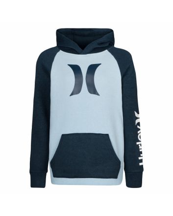 Sudadera con capucha Hurley Natural Icon Crystal Htr para niños 6-14+ años
