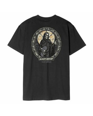 Camiseta de manga corta Independent ITC Stained Negra para hombre