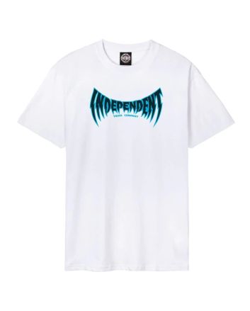 Camiseta de manga corta Independent Voltage Span Blanca para hombre