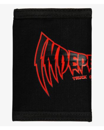 Cartera con cierre de velcro Independent Voltage Span negra para hombre