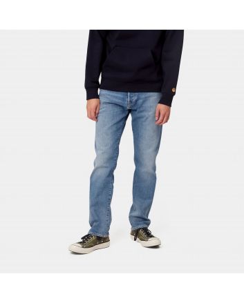 Hombre con Pantalón vaquero ajustado Carhartt WIP Klondike azul desgastado 
