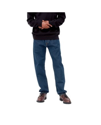 Hombre con pantalón vaquero Carhartt WIP Klondike Azul lavado a la piedra