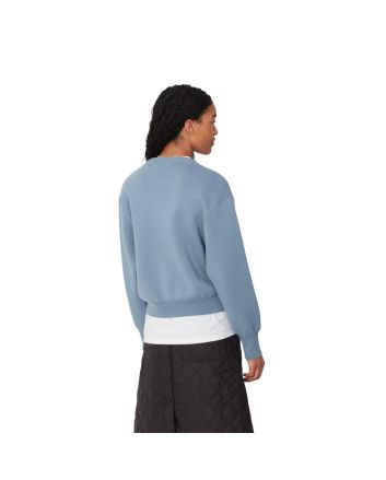 Mujer con Jersey de punto Carhartt WIP W' Signature Sweater Azul-Blanco 