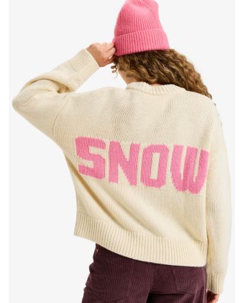 Mujer con Jersey Roxy Exploring Heart Parchment