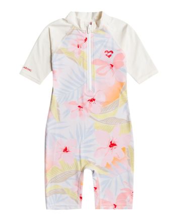 Mono de protección solar UPF 50 Billabong Billie Logo Combi con manga corta multicolor para niñas de 0 a 6 años