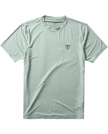 Camiseta de protección solar Vissla Twisted Eco Rashguard verde para hombre