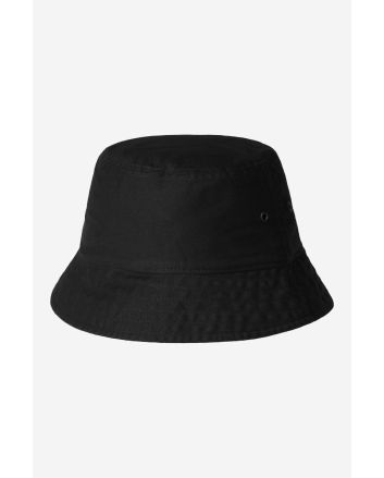 Carhartt WIP, gorro de pescador Madison Logo negro con logo blanco
