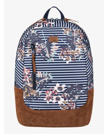 Mochila mediana Roxy Free Your Wild 18 Litros Azul Marino