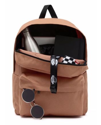 Mochila Vans Old Skool Classic 22 Litros color naranja cornalina Unisex