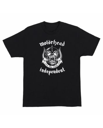 Camiseta Independent x Motörhead Warpig negra – gráfico Warpig delantero