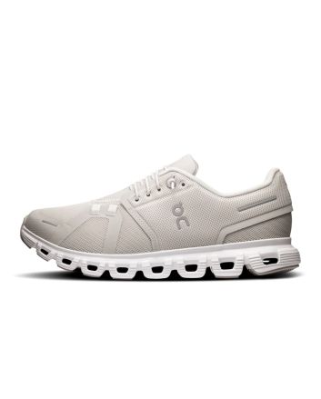 Zapatillas ON Running Cloud 6 Beige Pearl-White para mujer