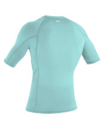 Lycra de protección solar O'Neill Basic Skins SS Rash Guard Canal Blue para hombre UPF 50