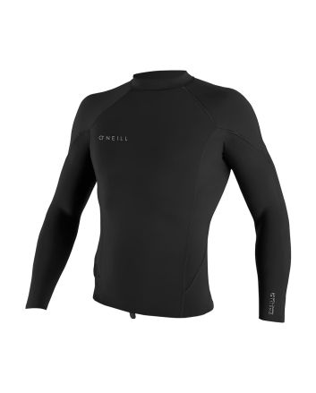 Top Surf de manga larga O'Neill Reactor 2 1.5mm Negro para hombre