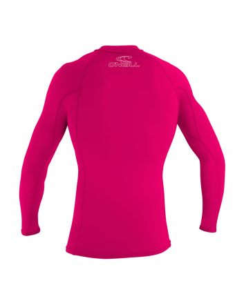 Licra de manga larga O'Neill Youth Basic Skins LS Rash Guard Watermelon