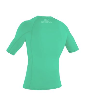 Licra juvenil O'Neill Youth Basic Skins SS Rash Guard Lightaqua