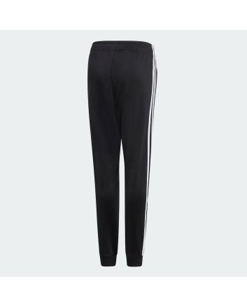 Pantalón de chándal Adidas Junior Superstar Pants negro y blanco para niños y niñas de 8-16 años