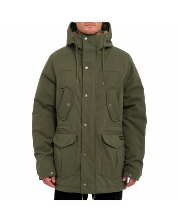 Hombre con parka Volcom Starget 5K Verde Militar