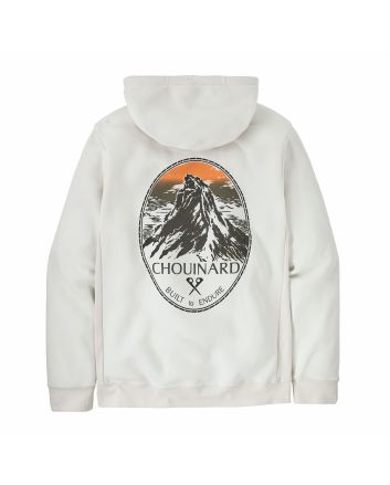 Sudadera de cpaucha Patagonia Chouinard Crest Uprisal Hoody en color blanco hueso Unisex
