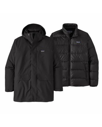 Abrigo de invierno desmontable Patagonia Men's Tres 3-in-1 Parka Negro para hombre 