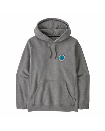 Sudadera con capucha Patagonia Unity Fitz Uprisal Gris Gravel Heather Unisex