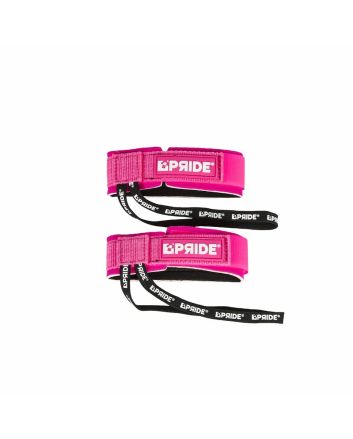 1 Par de Sujeta aletas Pride Velcro Fin Tethers rosas