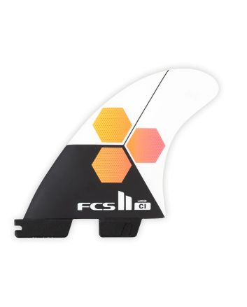 Quillas para tabla de surf FCS II Channel Islands Performance Core Tri Fins blancas 