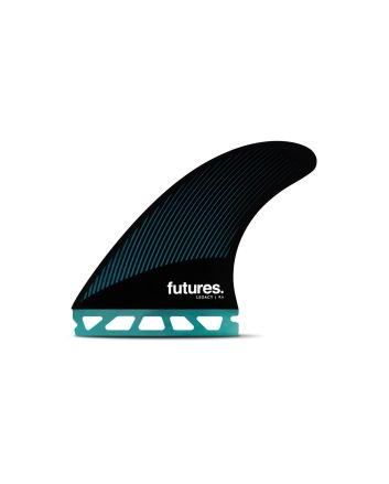 Quillas para tabla de surf Futures R6 RTM Hex Honeycomb Teal Legacy Negras Medium