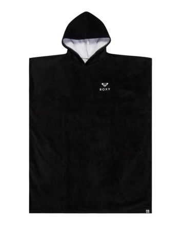 Poncho cambiador Roxy Sunny Joy Negro Antracita para mujer