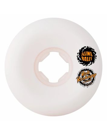 Ruedas de skate Slime Balls Roskopp Face Two Reissue 54mm 95a Hardline blancas