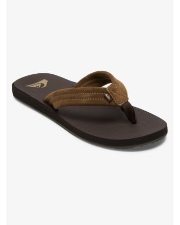 Sandalias Quiksilver Carver Suede Core marrones para hombre 